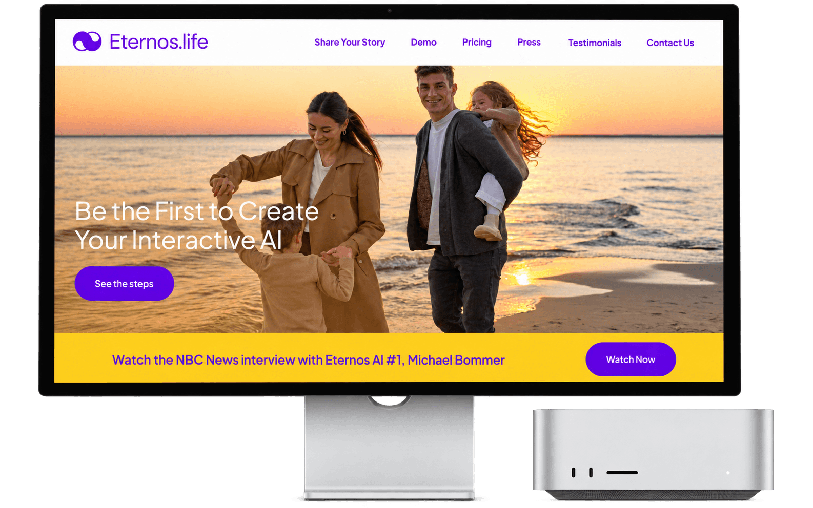 Eternos.life: Interactive AI that preserves a person's story